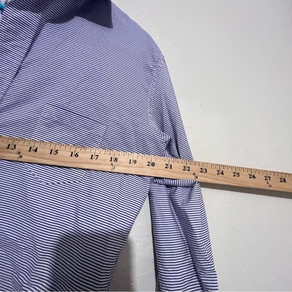 Frank and Eileen blouse striped button up size large - Picture 5 of 7